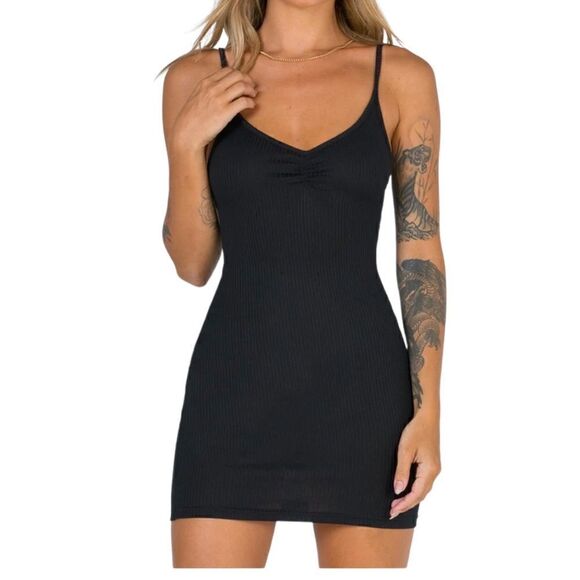 Princess Polly Gelina Mini Dress Black Sz US 4 NWT - Picture 2 of 9